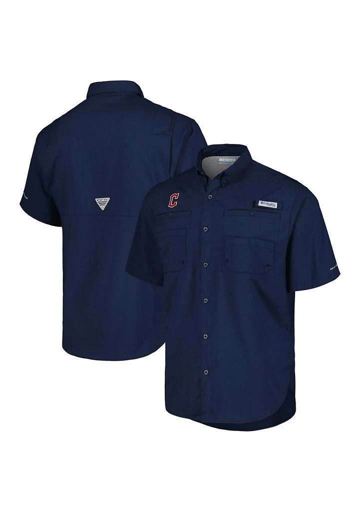 Columbia MLB Cleveland Guardians Tamiami Omni-Shade Button-Down Shirt