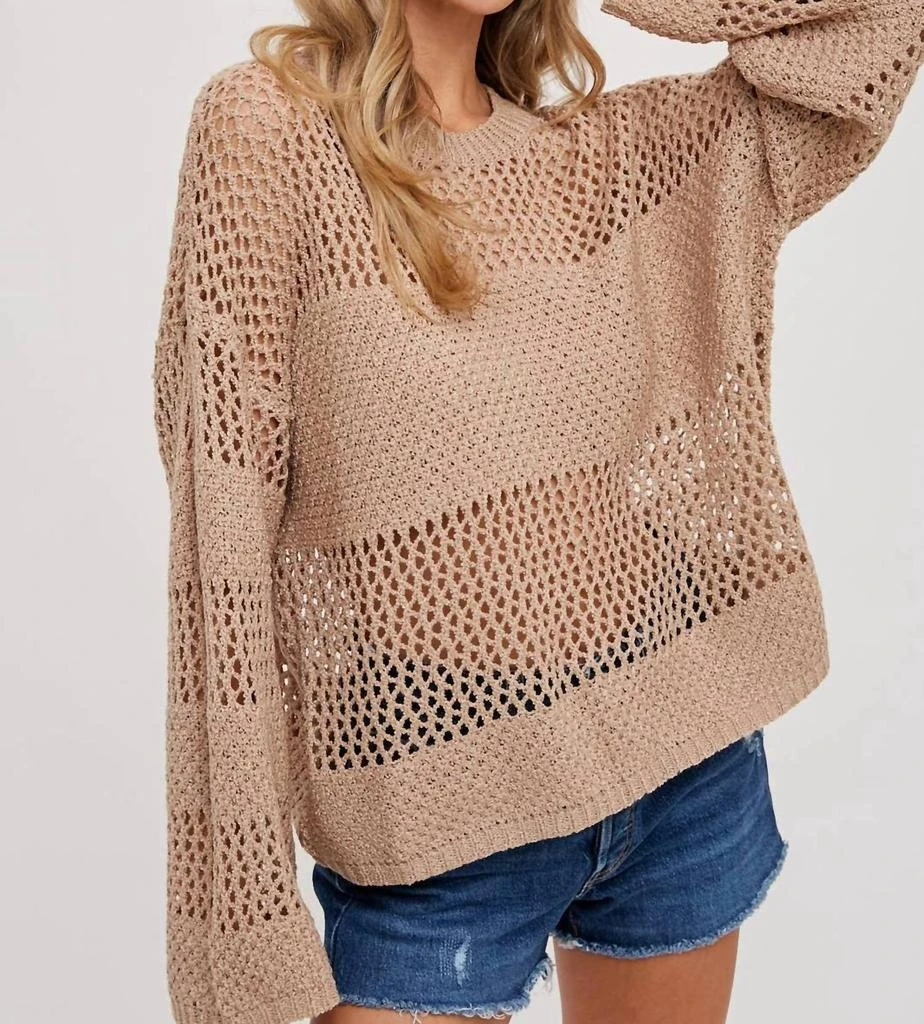 BluIvy Bluivy - OPEN-KNIT SWEATER PULLOVER 3