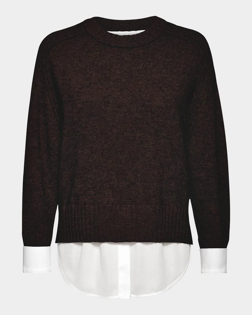 Brochu Walker Parson Layered Raglan-Sleeve Sweater 1
