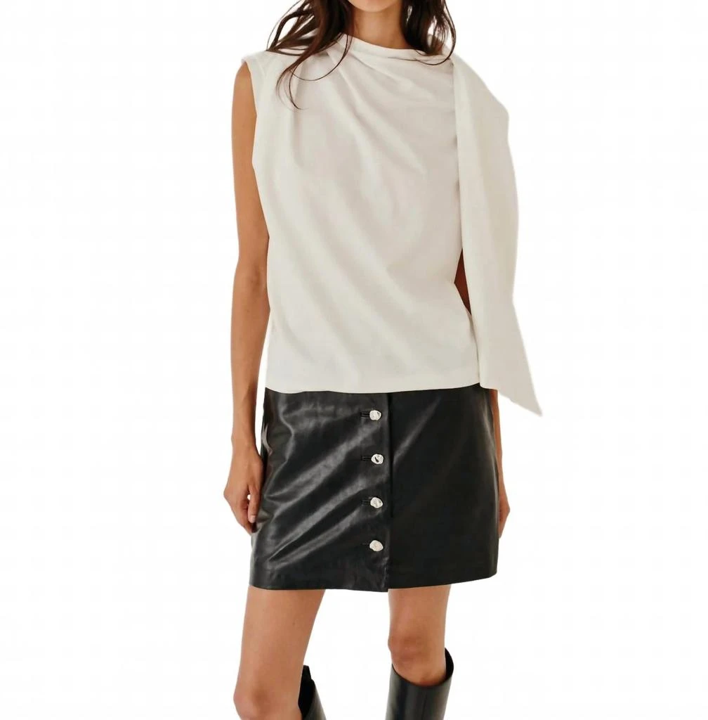 The Garment Scarf Tee In White