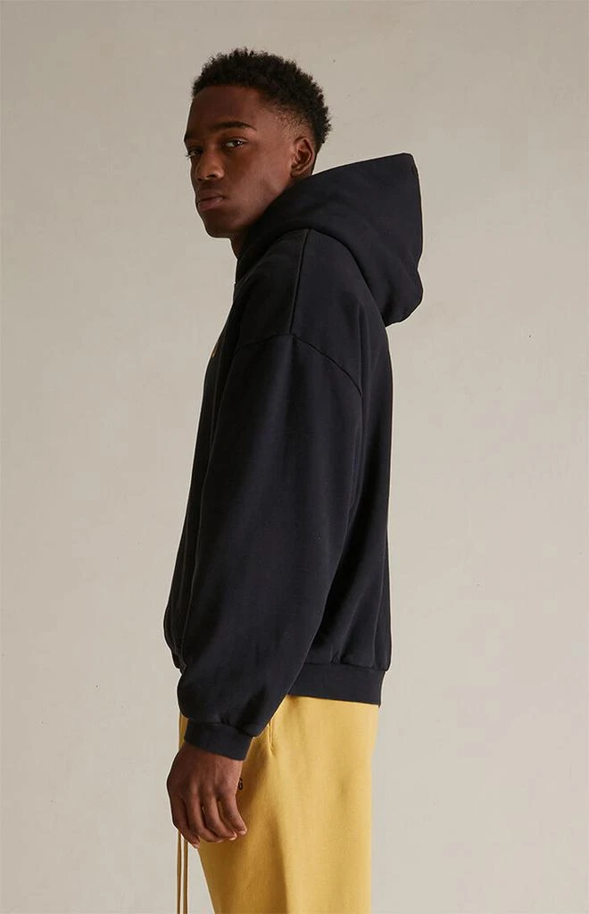 Essentials Black Heavy Fleece Hoodie 3