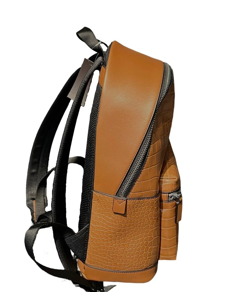 Michael Kors Cooper Men's Croc Embossed Leather Backpack 3