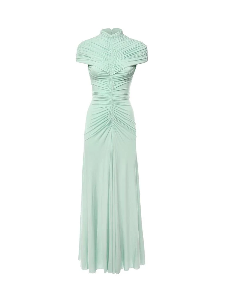 Alaïa Alaïa Ruched Midi Jersey Dress 1