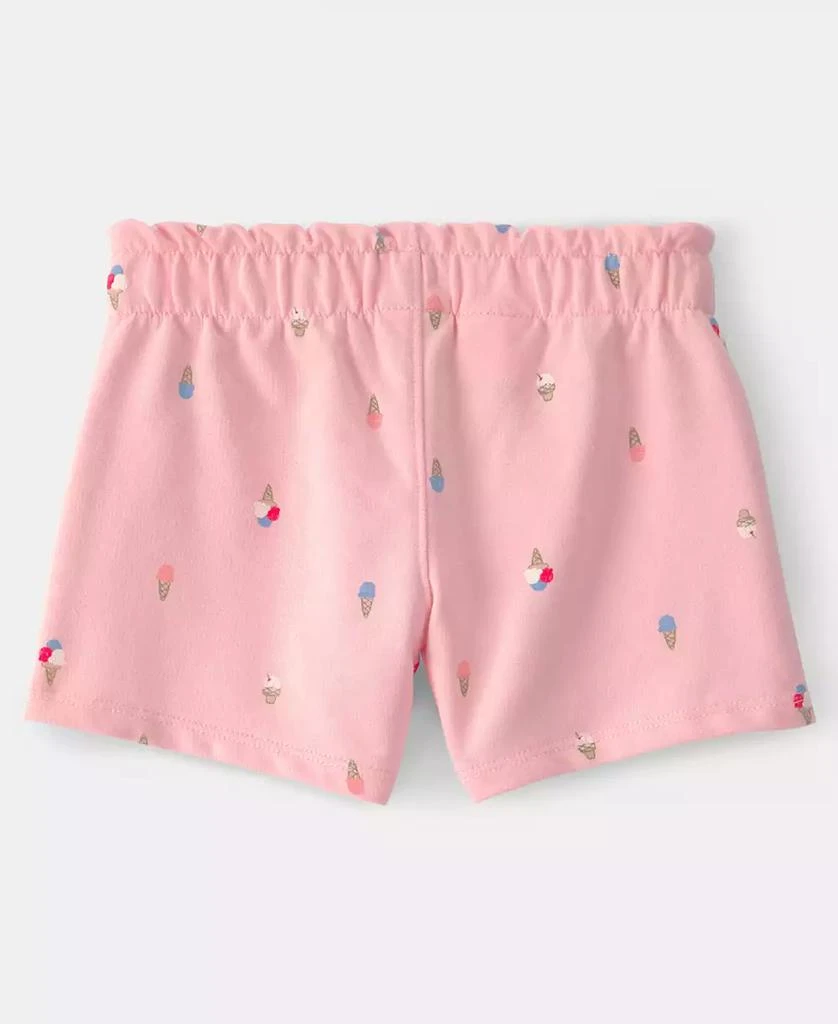Carter
s Girls
 Toddler 2T-5T Ice Cream French Terry Pull-On Shorts 2