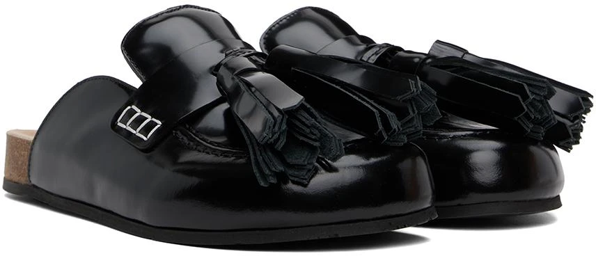 JW Anderson Black Tassel Mules 4