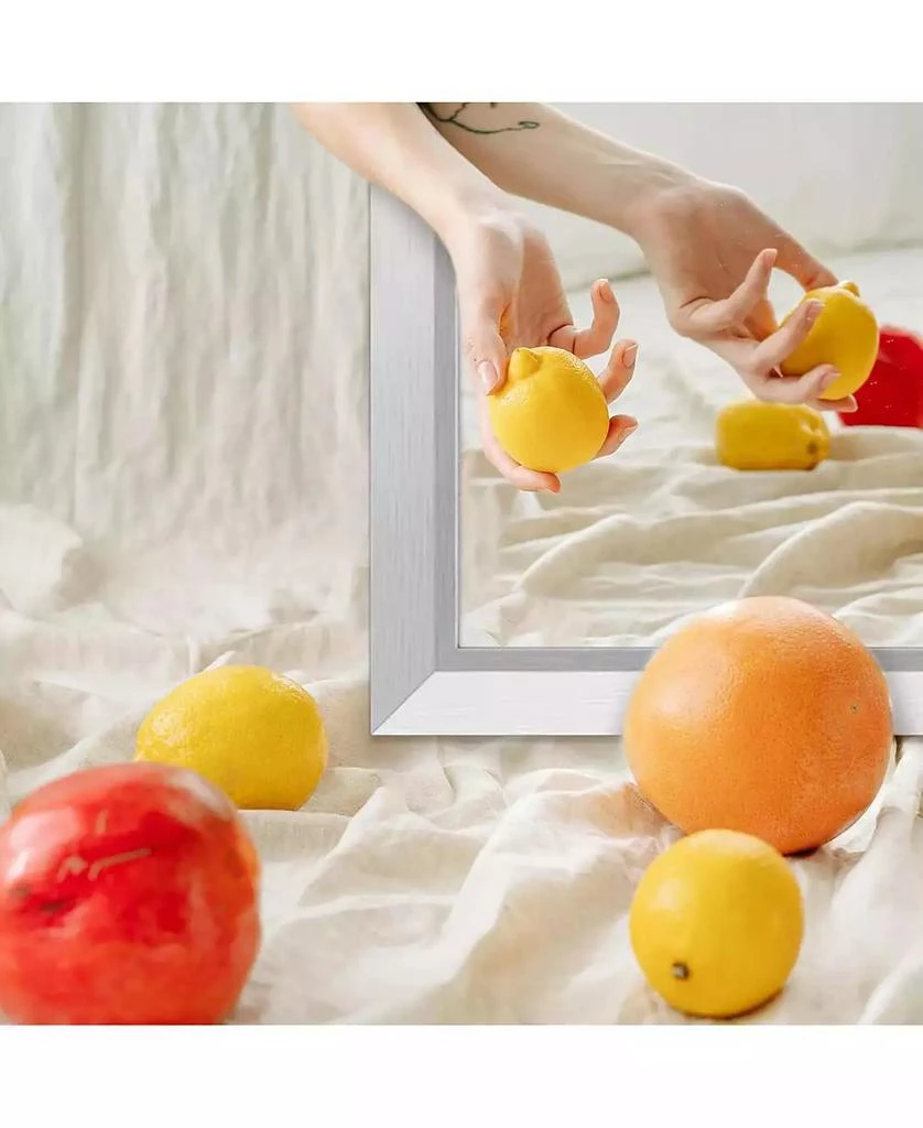 Amorho Bathroom Mirror, 60" x 30" Inch Thick Metal Framed Wall Mirrors for Bedroom, Rectangle Wall-Mounted Mirrors in Silver(Horizontal/Vertical) 3