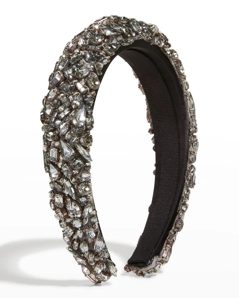 Jennifer Behr Czarina Crystal Embellished Headband 1