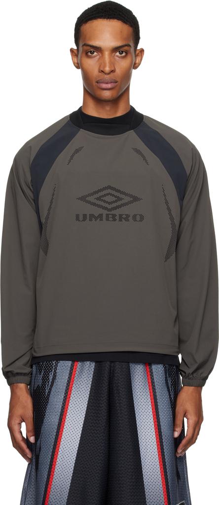 Umbro Graphic Longsleeve T-Shirt Black - T-Shirts - BeyondStyle