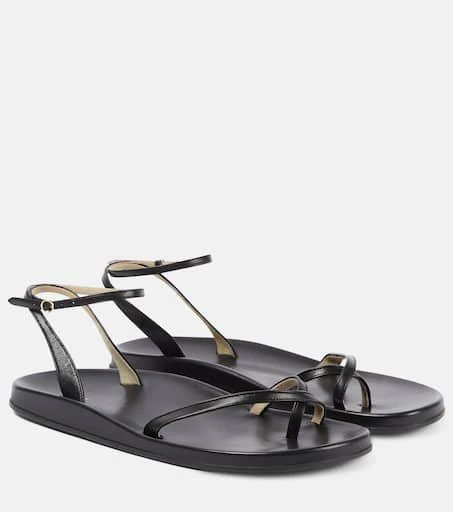 The Row Hugh leather sandals