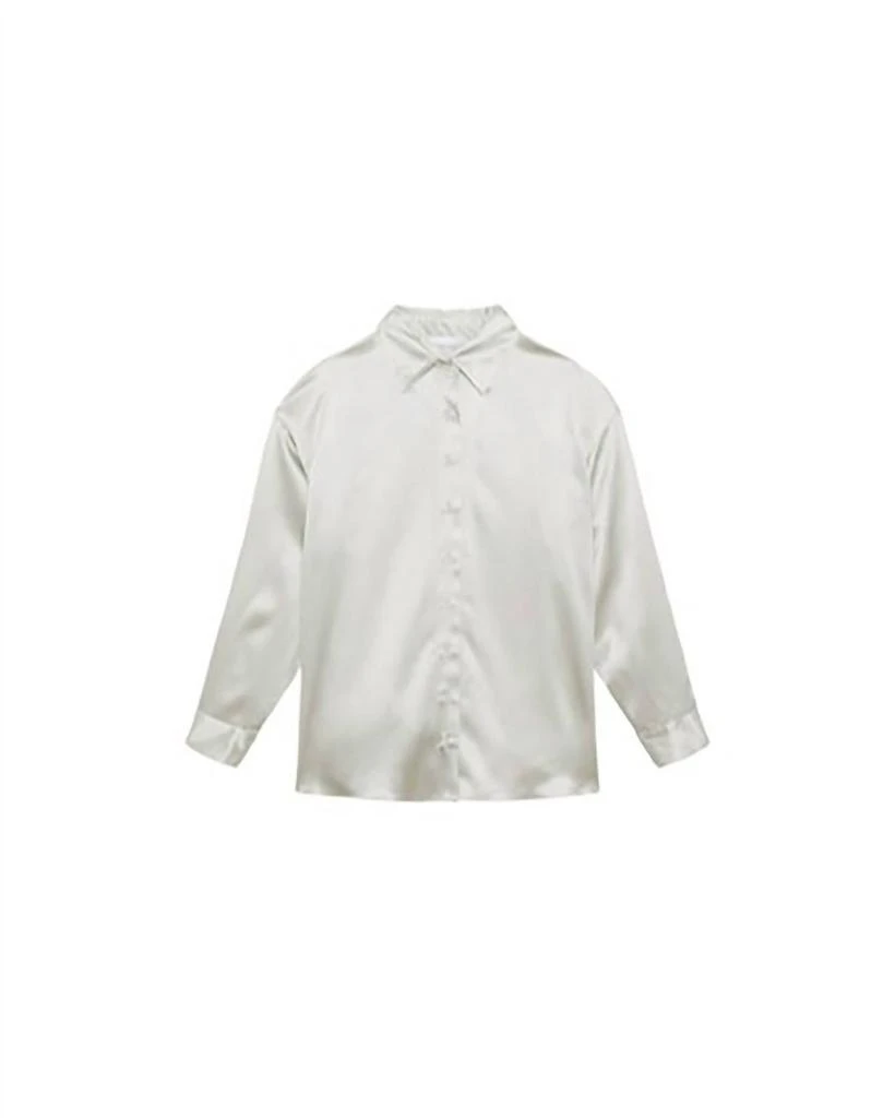 Sablyn Women's Indiana Button Up Shirt In Blizzard 1