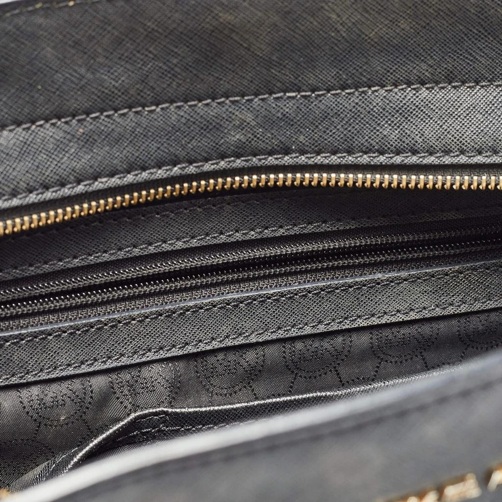 Michael Kors MICHAEL Michael Kors Black Saffiano Leather Large Selma Satchel 16