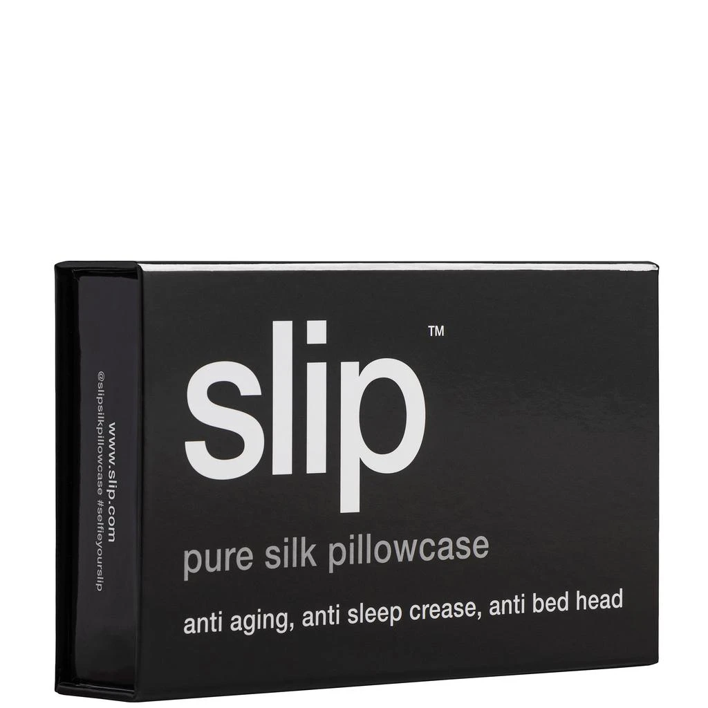 Slip Slip Silk Pillowcase - Queen - Black 4