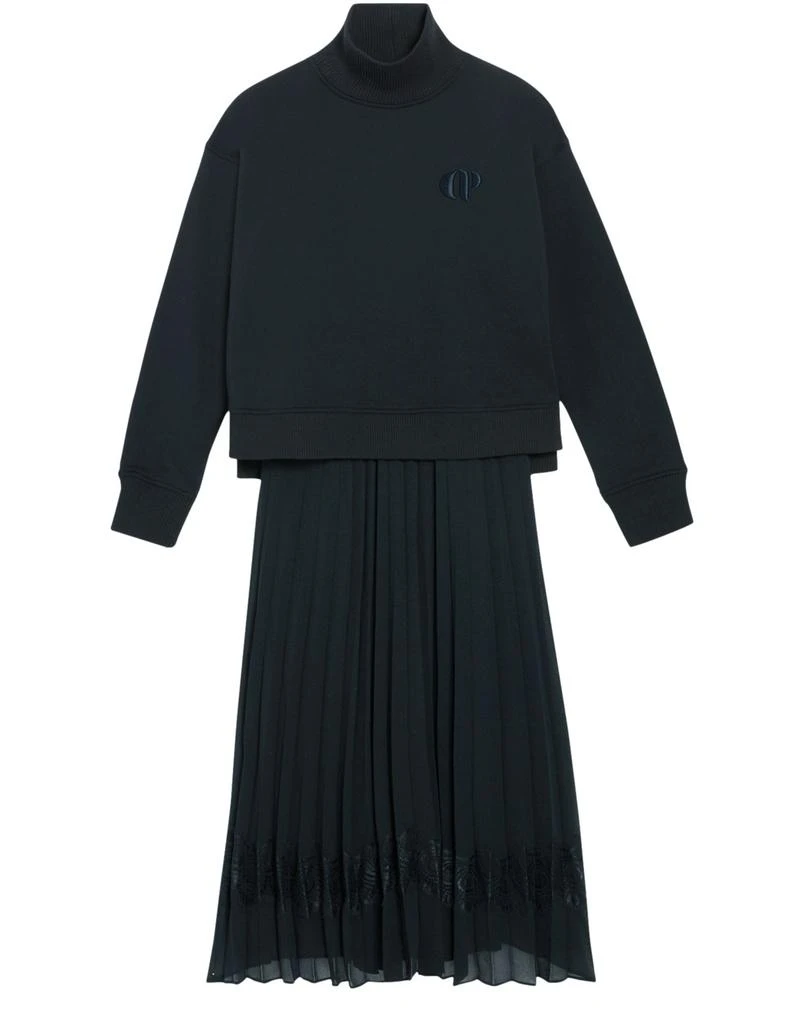 CLAUDIE PIERLOT Teli illusion midi dress 1