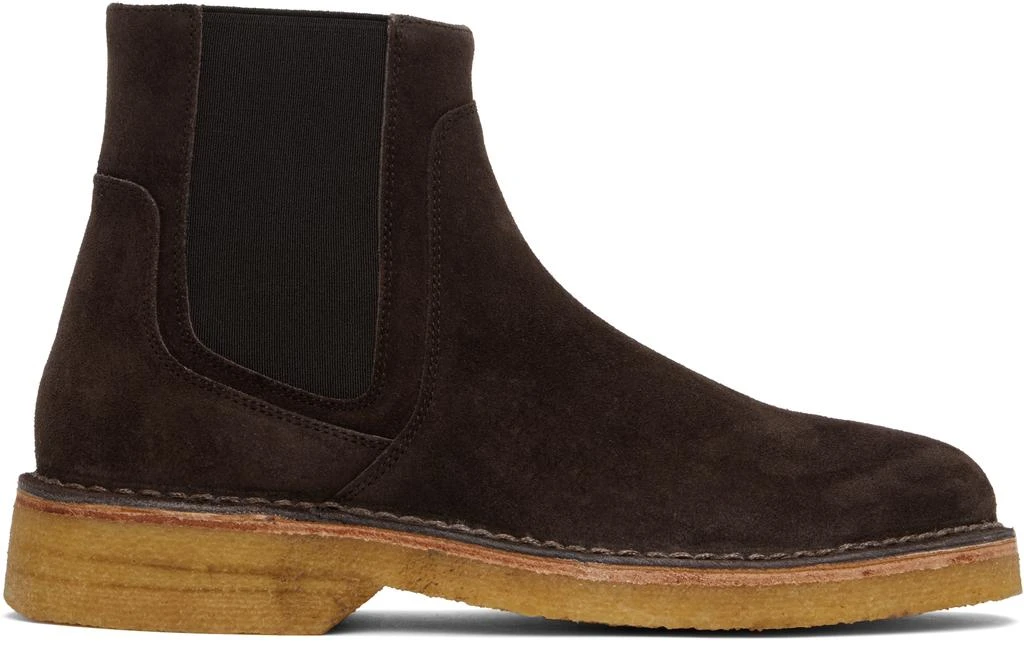 A.P.C. Brown Theodore Chelsea Boots 1