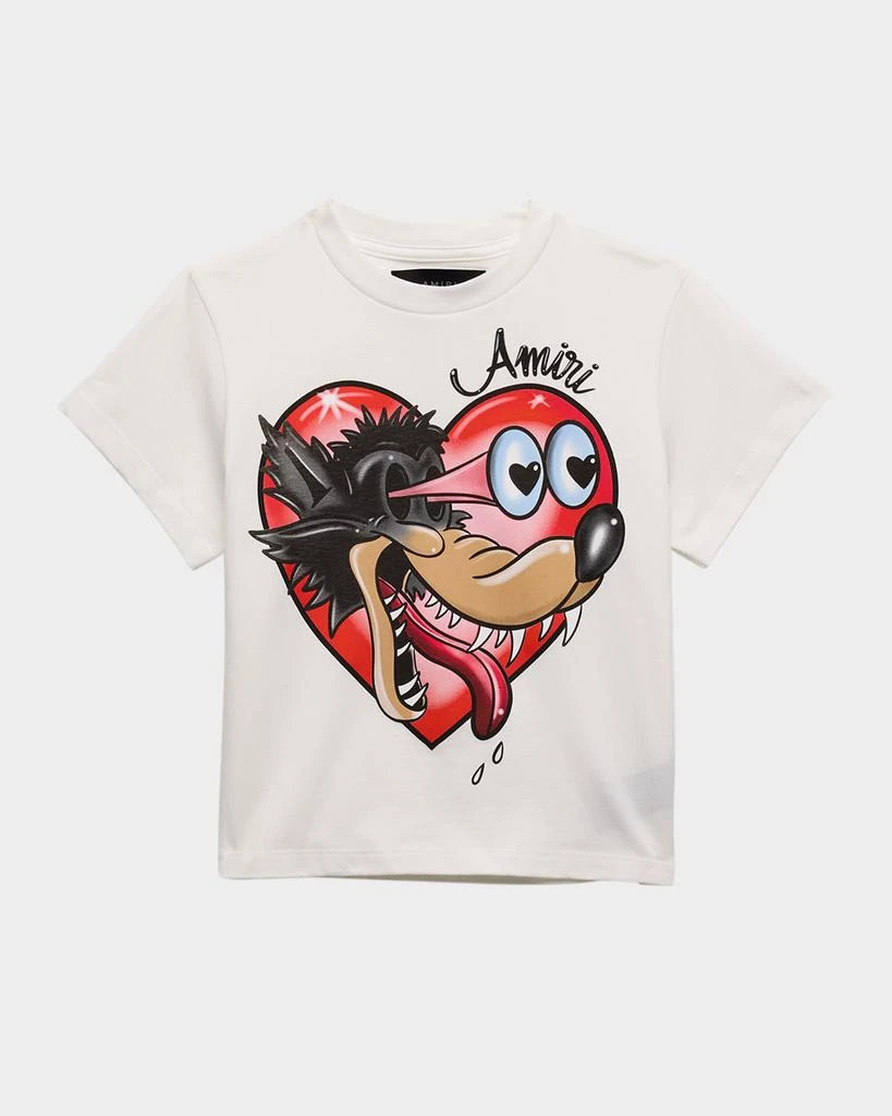 AMIRI Kid's Roxy Wolf Graphic T-Shirt, Size 4-12 1