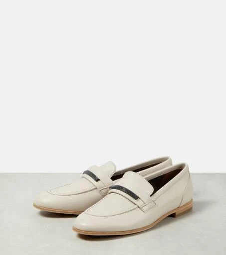Brunello Cucinelli Leather loafers 5