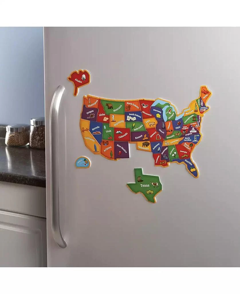 AreYouGame Learning Resources Learning Essentials - Magnetic U.S. Map Puzzle- 44 Pieces 8