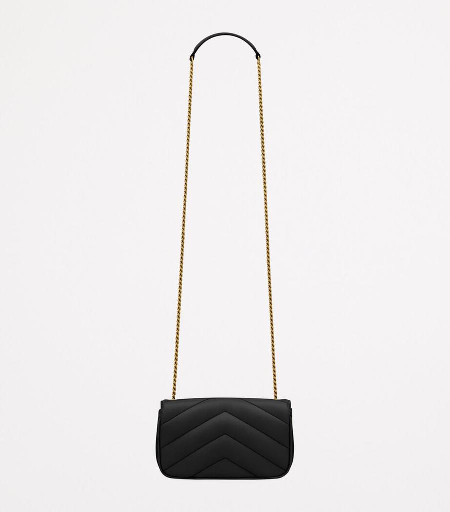 Yves Saint Laurent Mini Leather Loulou Shoulder Bag