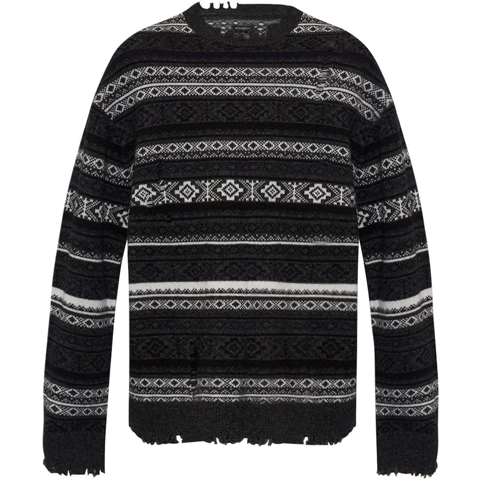 ALL SAINTS Halldor patterned sweater 1