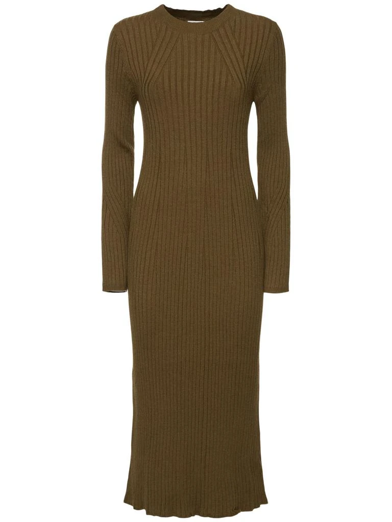 Varley Axel Rib Knit Midi Dress 1