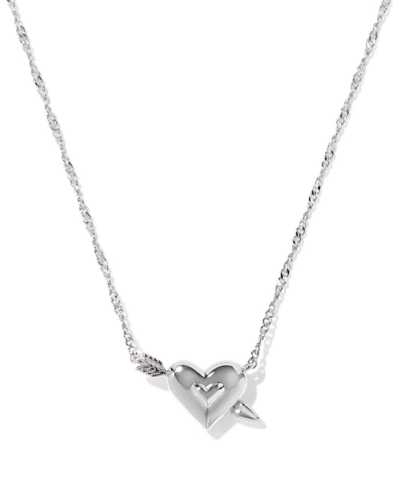 Kendra Scott Kendra Scott - Women
s Ari Heart Arrow Silver Short Pendant Necklace 2