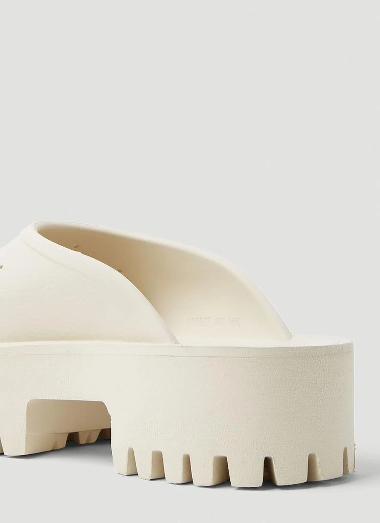 Gucci Perforated G Platform Mules 5