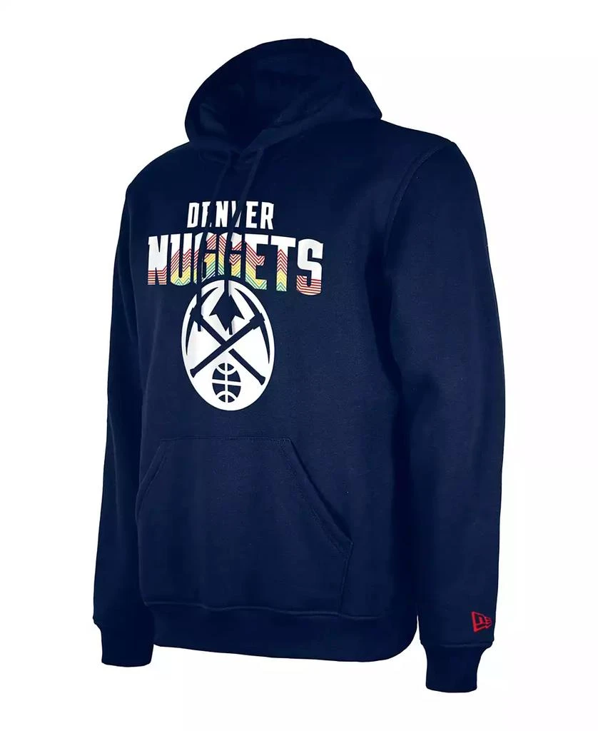 New Era Men's Navy Denver Nuggets 2024/25 City Edition Pullover Hoodie 1