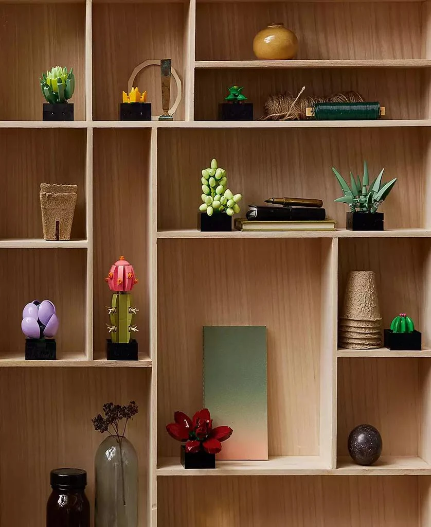 LEGO Icons 10309 Succulents Botanical House Plants Adult Toy Building Set 4