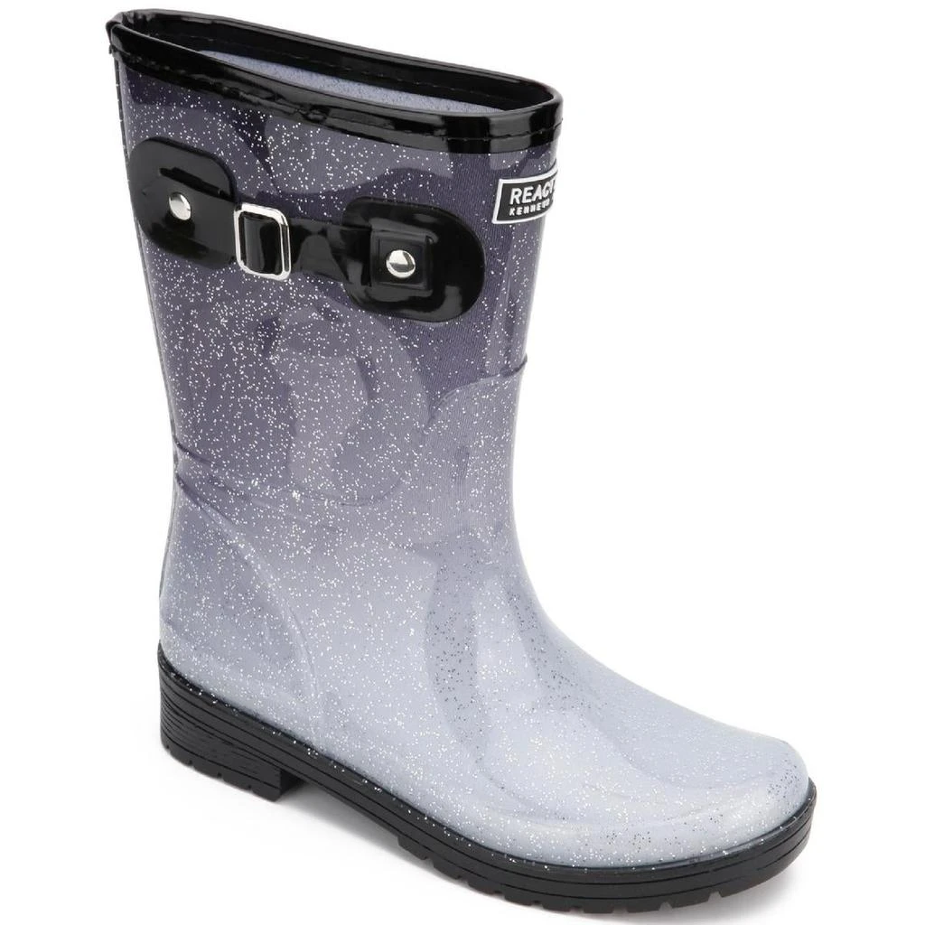 Kenneth Cole Rain Buckle Ombre Womens Glitter Mid-Calf Rain Boots 1