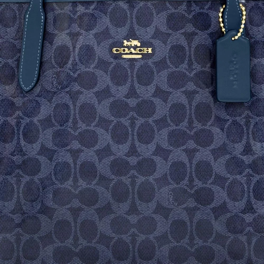 Coach City Tote Bag In Signature Canvas 6