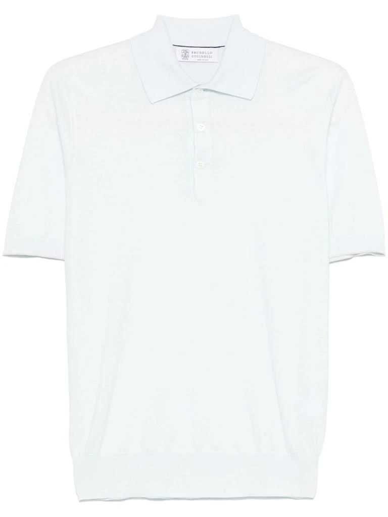 Brunello Cucinelli Men's T-Shirts And Polos Clear blue 1
