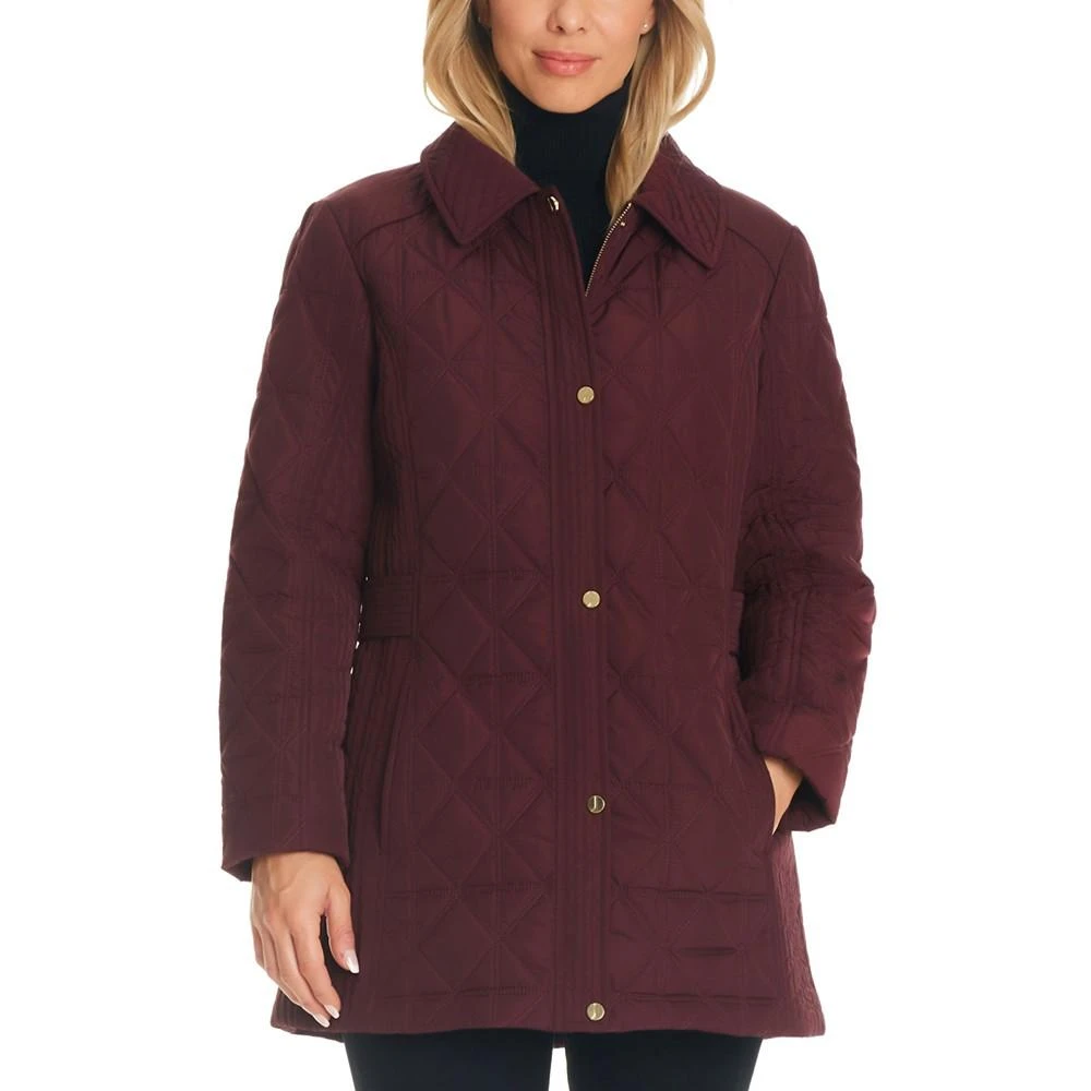 Jones New York Women's Hooded Quilted Coat 1