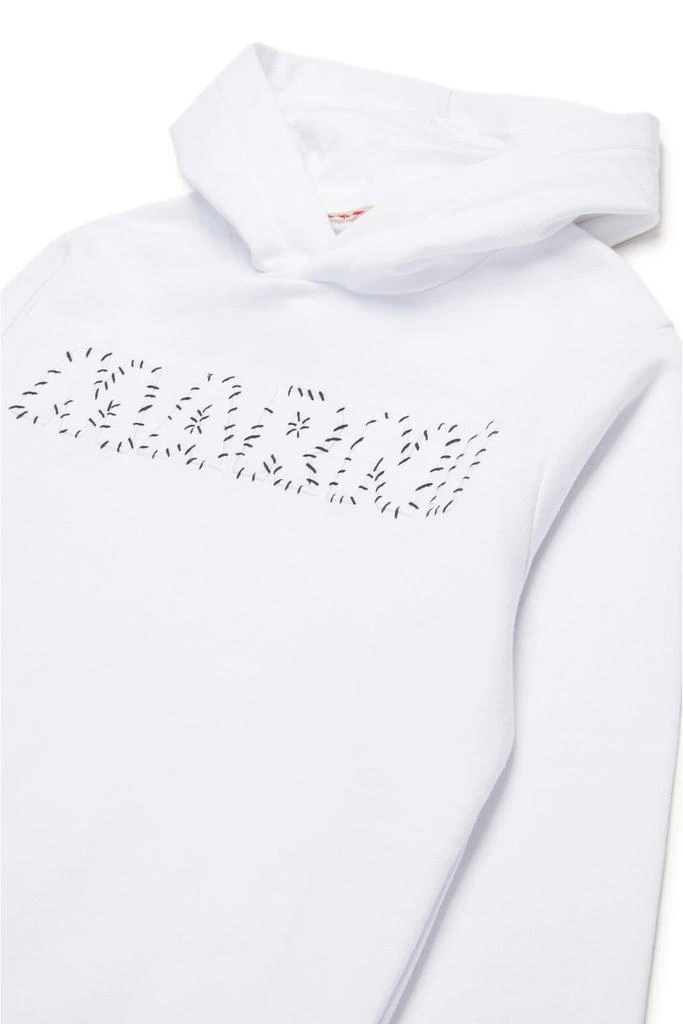 Marni Kids Marni Kids Logo Embroidered Hoodie 3