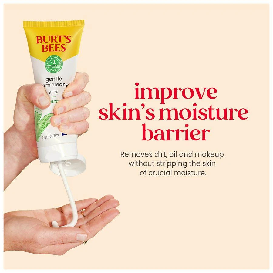 Burt's Bees Gentle Cream Cleanser with Aloe for Sensitive Skin 5