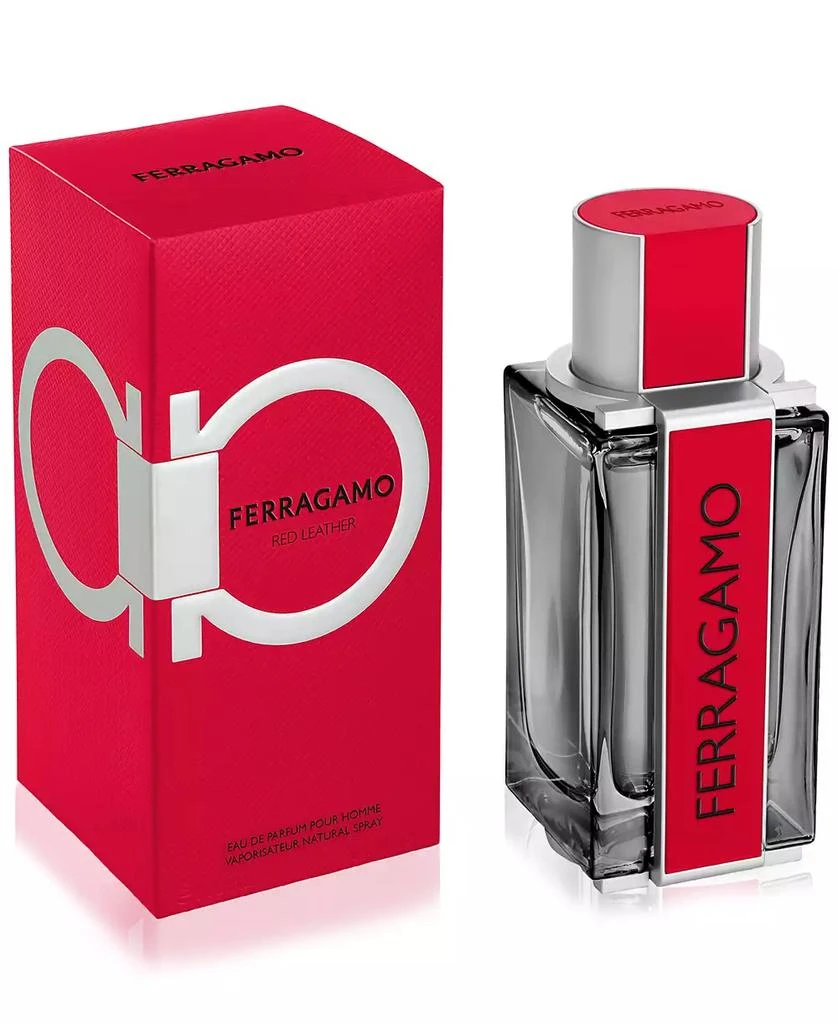 Salvatore Ferragamo Men's Red Leather Eau de Parfum Spray, 3.4 oz. 2