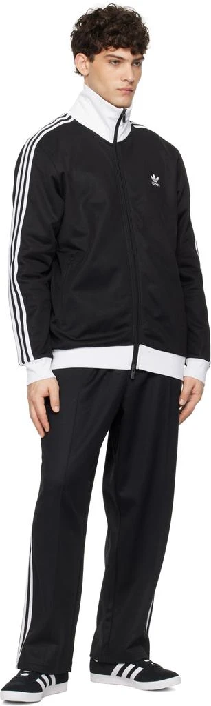 Adidas Black Adicolor Baggy Fit Firebird Track Pants 4