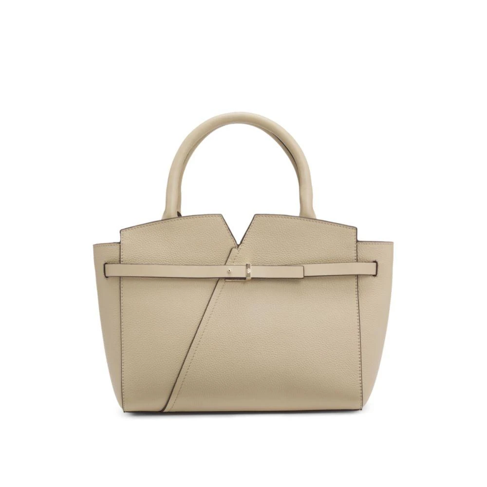 Hugo Boss REVERS small leather tote bag with belt detail