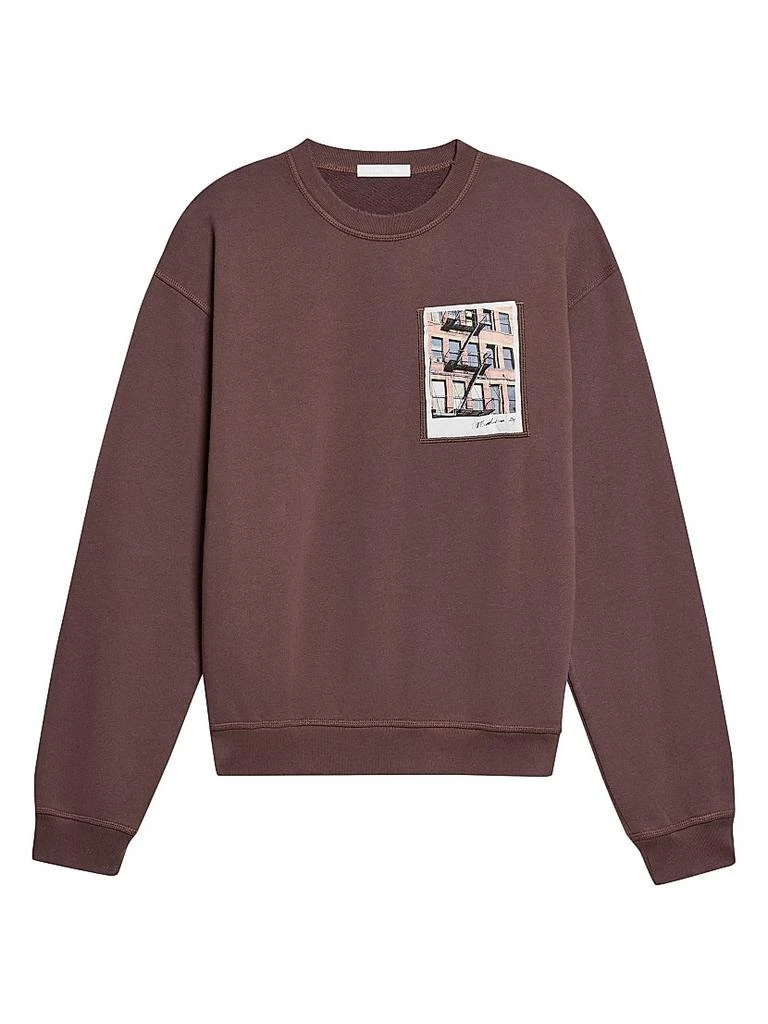Helmut Lang Postcard Cotton Crewneck Sweatshirt 1