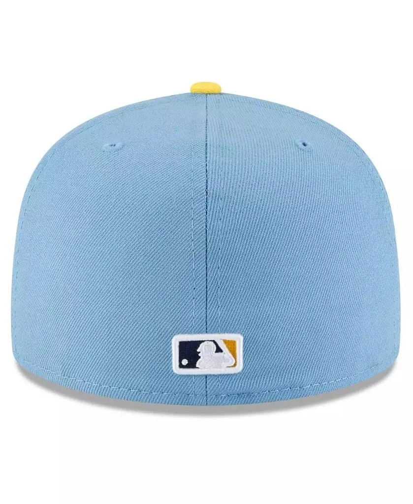 New Era Men's Powder Blue Milwaukee Brewers City Connect 59FIFTY Fitted Hat 5