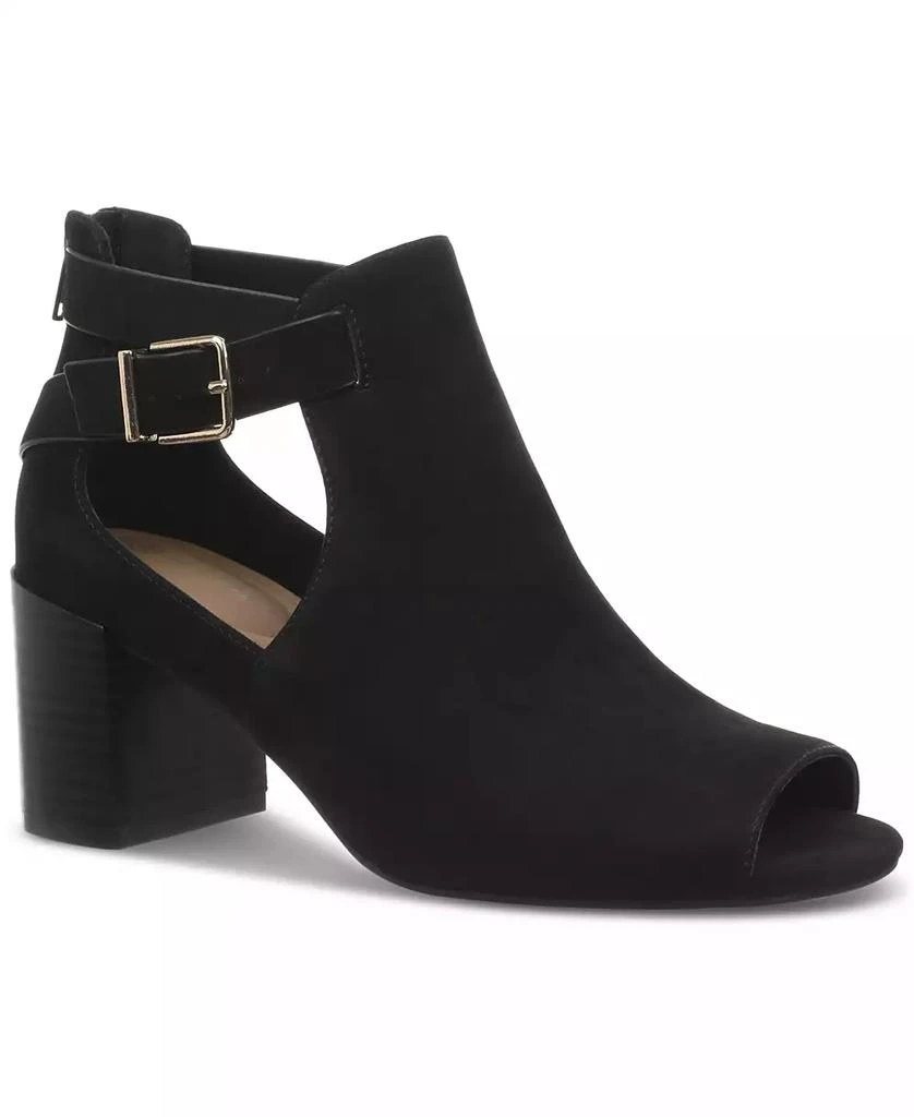 Giani Bernini Women's Gaell Block Heel Peep Toe Shooties, Created for Macy's 1
