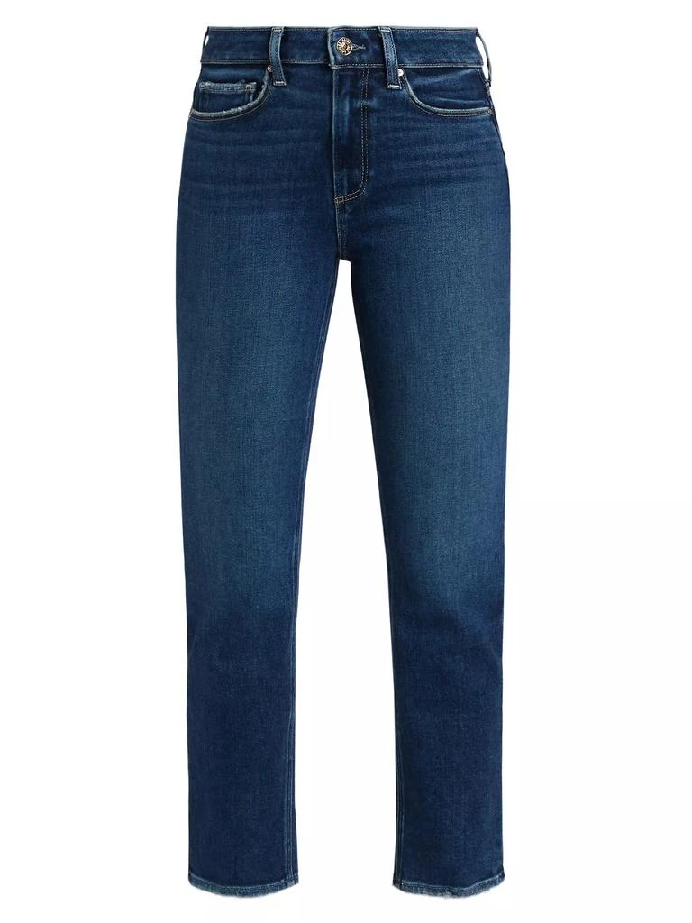 Paige Cindy Cropped Straight-Leg Jeans 1