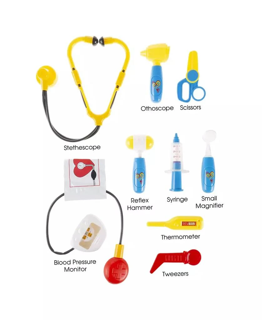 Trademark Global Hey Play Kids Veterinary Set With Animal Medical Supplies, Plush Dog And Carrier For Boys And Girls, 11 Piece 5