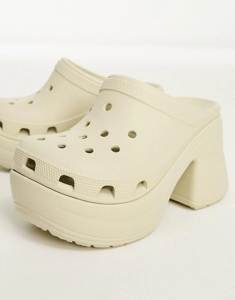 Crocs Mens Siren Clogs Bone Size 10 Crocs Siren clogs in bone | ASOS main image 4