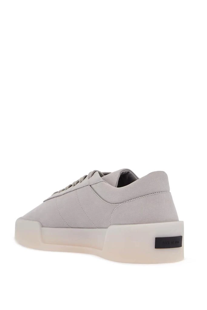 FEAR OF GOD low top sneakers aerobic light gray leather with velcro closure 3