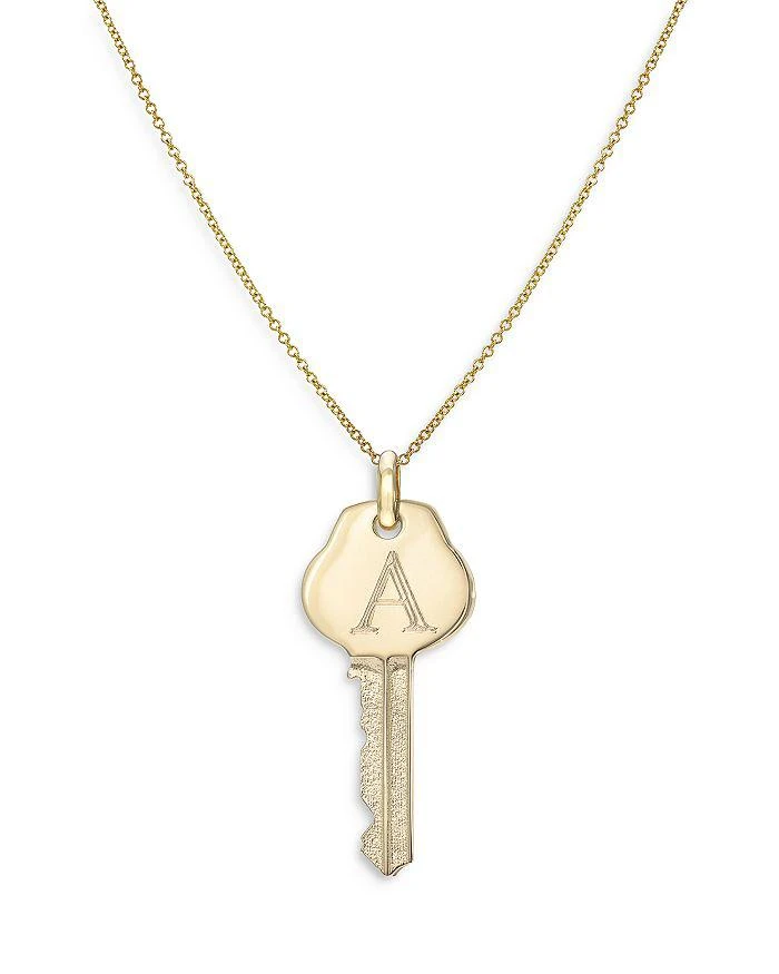 Zoe Lev 14K Yellow Gold Key Pendant Necklace, 18" 1