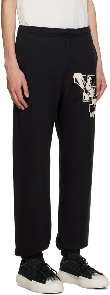 Y-3 Black Graphic Sweatpants 2