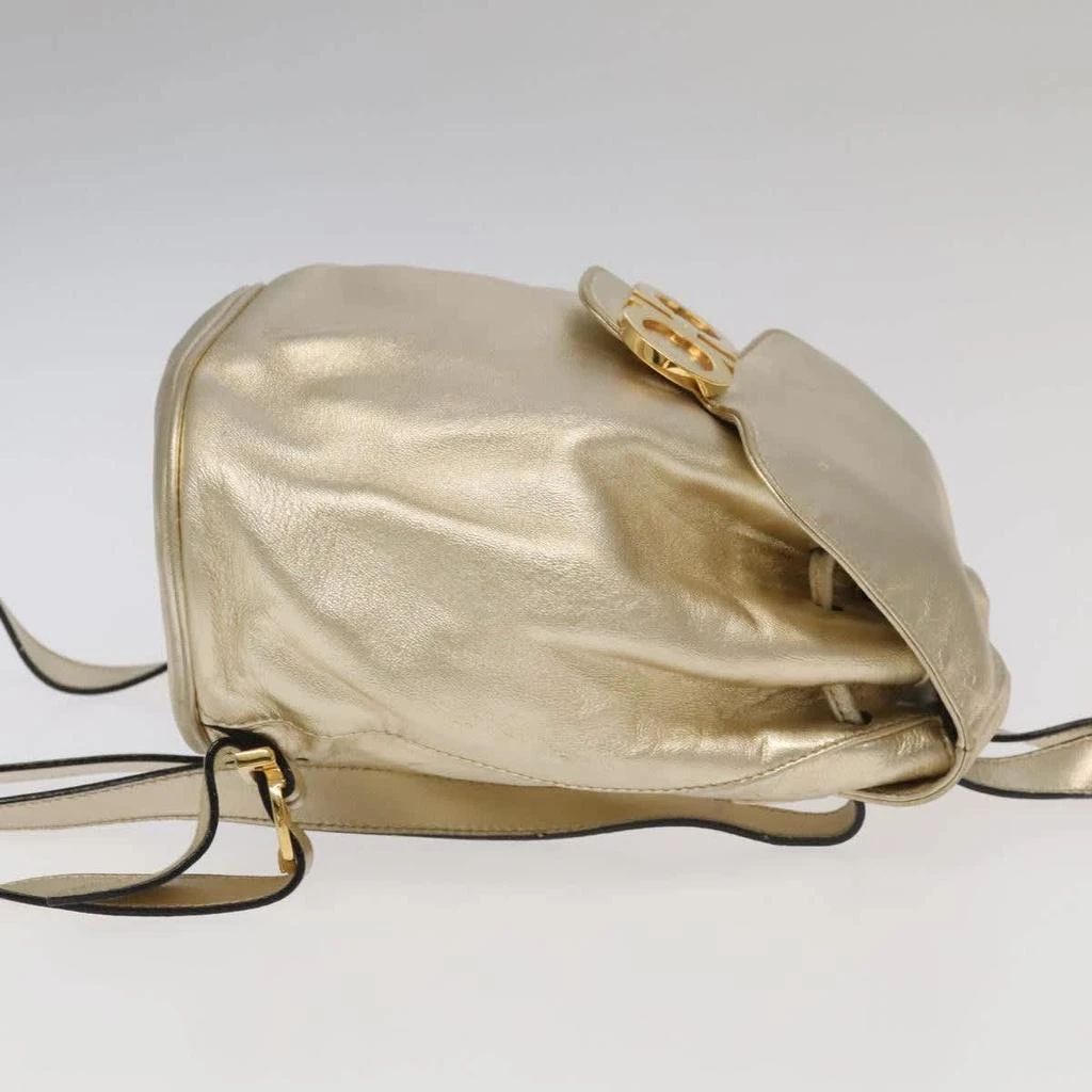 Salvatore Ferragamo Gancini Backpack Leather Leather Backpack Bag (Pre-Owned) 3