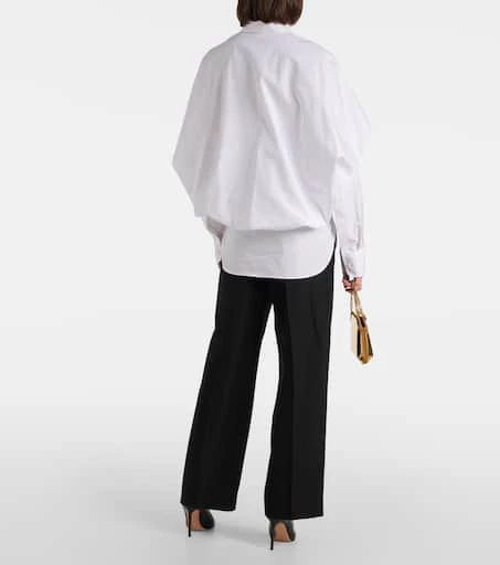 Stella McCartney Caped cotton blouse 3