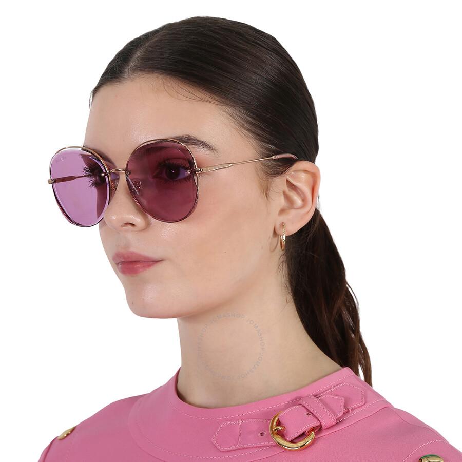 Bolon Joy Violet Butterfly Ladies Sunglasses BL7052 A31 59