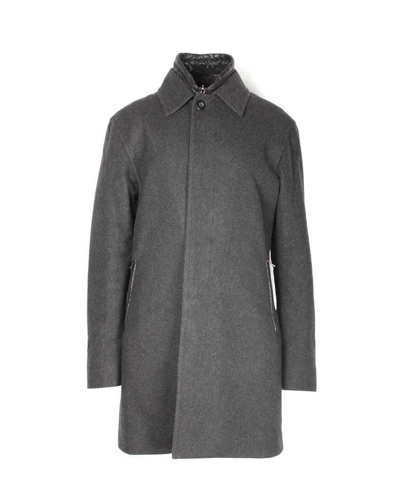 Zegna Sport Thermore Coat in Black Polyamide 1